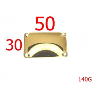 140G/PLACUTA 50X30 GOLD-50x30-mm---gold-----U24