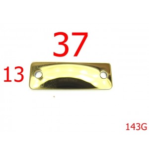 143G/PLACUTA37X13 GOLD-37x13-mm---GOLD---U26