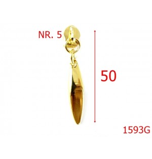 1593G/CHEITA FERMOAR PLASTIC NR 5/GOLD-nr 5-mm---gold---2F3--AG24