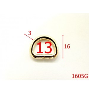 1605G/INEL D 13MM/GOLD-13-mm-3-gold--3D7---AG32