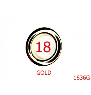 1636G/OCHET 18 MM  GOLD-18-mm---gold---2D6--AH40