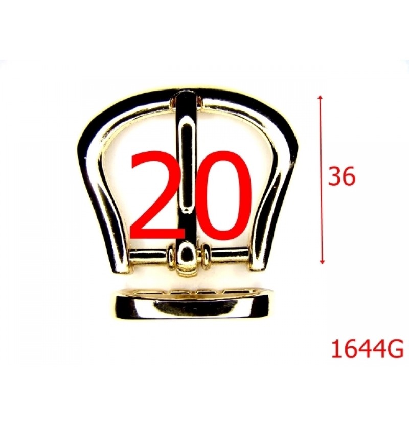 1644G/CATARAMA ZAMAC   20 MM GOLD-20-mm---gold--7L5---AH20