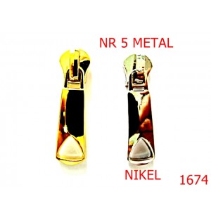 1674/CURSOR NR 5  PT FERMOAR METALIC /NIKEL -nr 5-mm---nichel---2D3-5F2-AA16