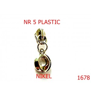 1678/CURSOR NR 5  PT FERMOAR PLASTIC   /NIKEL -nr 5-mm---nichel-----AA35