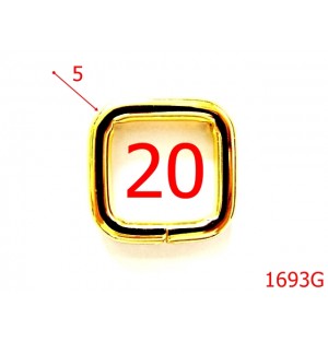 1693G/INEL DREPTUNGHIULAR  20 MM GOLD-20-mm-5-gold-3L8--3K2--