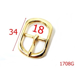 1708G/CATARAMA CU PUNTE 18MM/ LIGHT GOLD-18-mm---gold--7K5---Y35