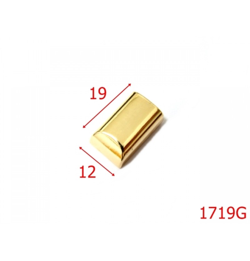1719G/CAPAT FERMOAR/LIGHT GOLD-12x19-mm---GOLD-4L5--Y24