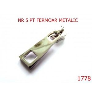 1778/CURSOR NR 5 FERMOAR METALIC/NIKEL-nr 5-mm---NICHEL-2F4--AJ19