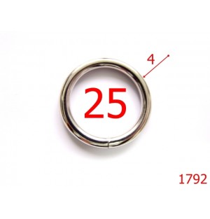 1792/INEL ROTUND 25MM/NIKEL-25-mm-4-nichel--4G2---