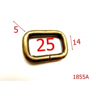 1855A/INEL DREPTUNGHIULAR 25MMX5MM/ANTIK-25-mm-5-antic---3L2--AA16