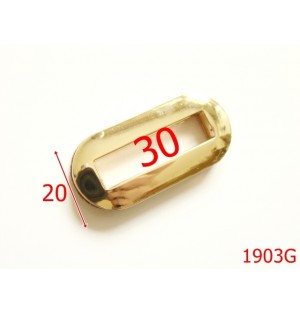1903G/OCHET OVAL  ZAMAC 30MM/GOLD-30-mm---gold---2E6--AO5