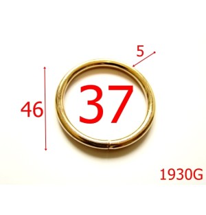1930G/INEL ROTUND 37MM*5MM  /OTEL/ GOLD-37-mm-5-gold-4C6--4D6-7E1-4A6-4L3--
