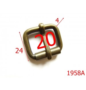 1958A/CATARAMA CU ROLA 20MM-4mm-OTEL-ANTIC-20-mm-4-antic-7D8--6J5--AM13