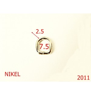 2011/INEL D 7.5MM*2.5/OTEL/NIKEL-7.5-mm-2.5-NICHEL-3F2--