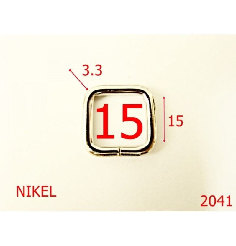 2041/INEL DREPTUNGHIULAR 15MM*3.3/OTEL/NIKEL-15-mm-3.3-NICHEL-3I3--