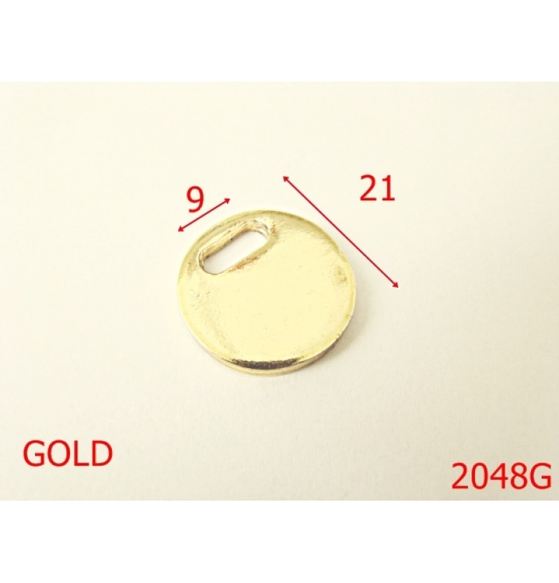 2048G/ORNAMENT  BANUT 21MM/ZAMAC/GOLD-21-mm---GOLD-3D7--
