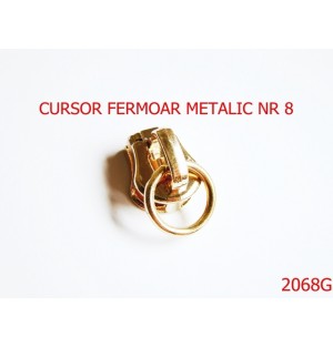 2068G/CURSOR NR8 FERMOAR METAL/GOLD LIGHT-NR 8-mm---GOLD LIGHT-2E2--