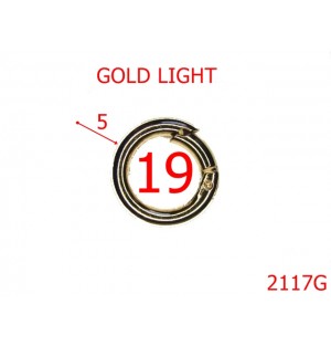 2117G/INEL CARABINA 19MM*5MM/ZAMAC/GOLD LIGHT-19-mm-5-GOLD LIGHT-1C5/4A6--