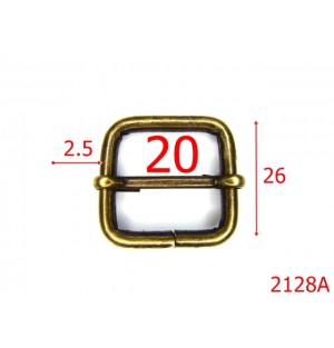 2128A/CATARAMA REGLABILA 20MM*2.5MM/OTEL/ANTIC-20-mm-2.5-ANTIC-6K2--