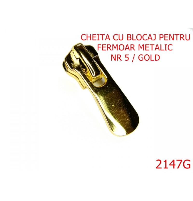 2147G/CURSOR NR 5CU BLOCAJ /FERM METAL/GOLD-Nr 5-mm---GOLD-2E3--