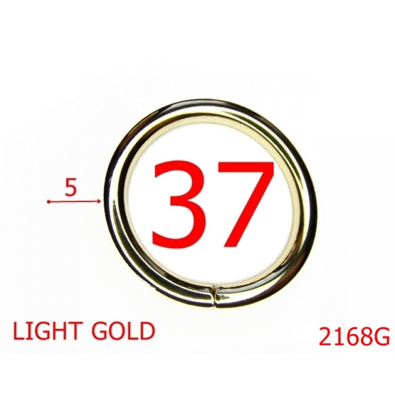 2168G/INEL  O 37MM*5MM/OTEL/GOLD LIGHT-37-mm-5-GOLD LIGHT-1C3/4B6--
