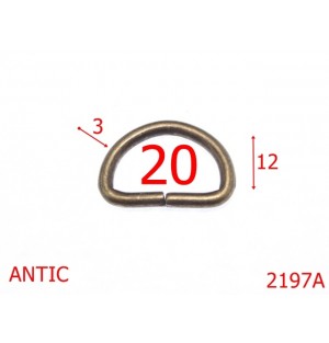 2197A/INEL D  20MM*3MM/OTEL/ANTIK-20-mm-3-ANTIC-1D4/3B2/3A6--