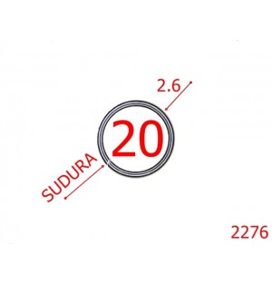 2276/INEL OTEL 20 MM ROTUND SARMA 2.6 MM/SUDAT/ NICHEL-20-mm-2.6-nichel---4A5-5H5-