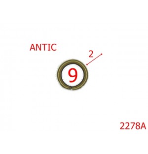 2278A/INEL OTEL 9 MM ROTUND SARMA 2 MM/ANTIC-9-mm-2-antic---4D4-4C3--