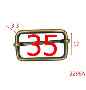 2296A/CATARAMA DE REGLAJ 3.5CM DIN OTEL/SARMA 3.3MM/ANTIC-35-mm-3.3-antic--4H7-4G7-1C6-6K2--