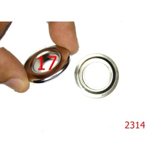 2314/OCHET 17 MM OTEL /NICHEL-17-mm---nichel---2E7--