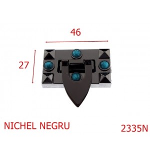 2335N/INCHIZATOARE 46X24 NICHEL NEGRU-46X27-mm---nichel negru---13D10--