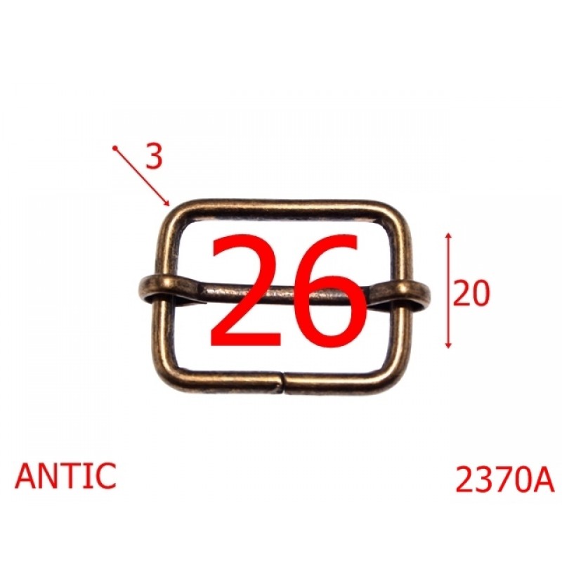 2370A/CATARAMA DE REGLAJ 26MM ANTIC-26-mm-3-ANTIC-7C4/6H6/7E6--