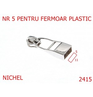 2415/CURSOR NR 5 FERMOAR PLASTIC NICHEL-NR 5-mm---nichel---2E1-2F1-