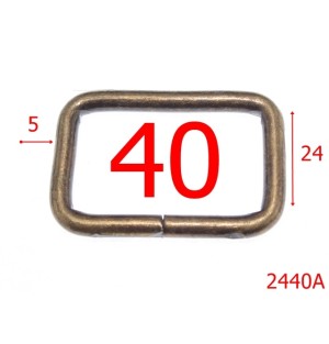 2440A/INEL DREPTUNGHIULAR 40 MM ANTIC-40-mm-5-antic--3H1---