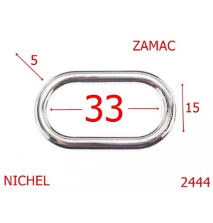 2444/INEL OVAL 33MM ZAMAC NICHEL-33-mm-5-nichel---3I6--