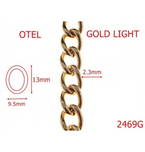 2469G/LANT OTEL GOLD LIGHT 9,5mmX2.3mm-9.5-mm-2.3-gold light---7K5--