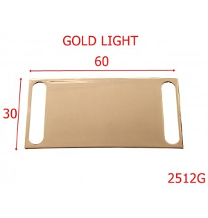 2512G/PLACUTA ORNAMENTALA 60X30 GOLD LIGHT-60-mm---gold light-15A6--15A6--