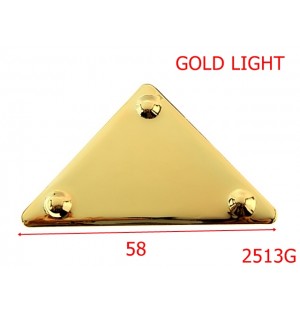 2513G/PLACUTA TRIUNGHIULARA 58mm GOLD LIGHT-58-mm---GOLD LIGHT-3D8--