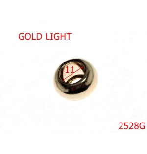 2528G/CLOPOTEL MASIV 11 mm GOLD LIGHT-11-mm---gold light-15B4--4B8--