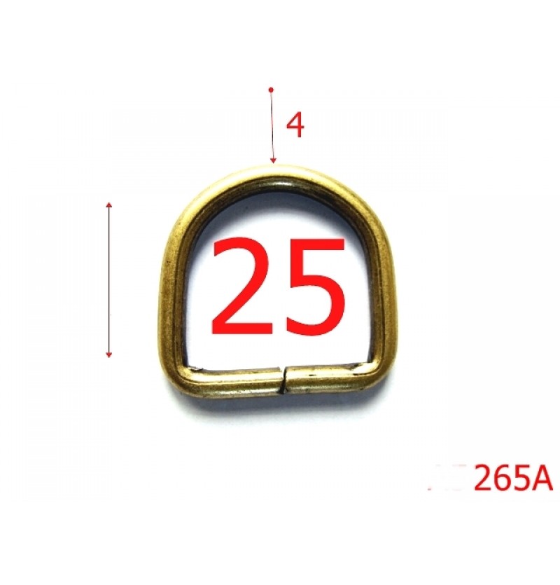 265A/INEL D  25MM* 4 MM /ANTIK-25-mm-4-ANTIC-3F8/3A2--F12