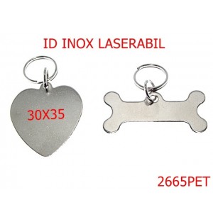 2665PET/ID TAG /LASERABIL-30X35-mm---INOX---
