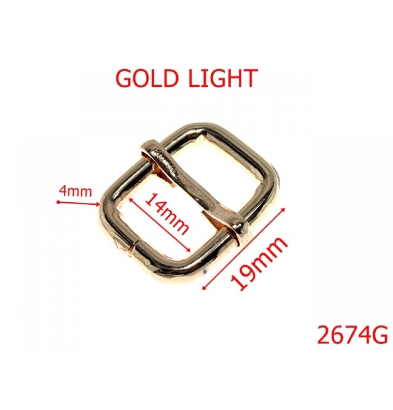 2674G/CATARAMA REGLAJ-14-mm-4-GOLD LIGHT-6K5--