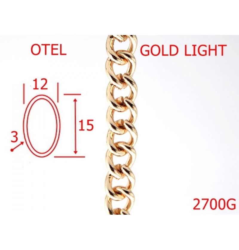 2700G/LANT OTEL-12-mm-3-gold light-7J7--