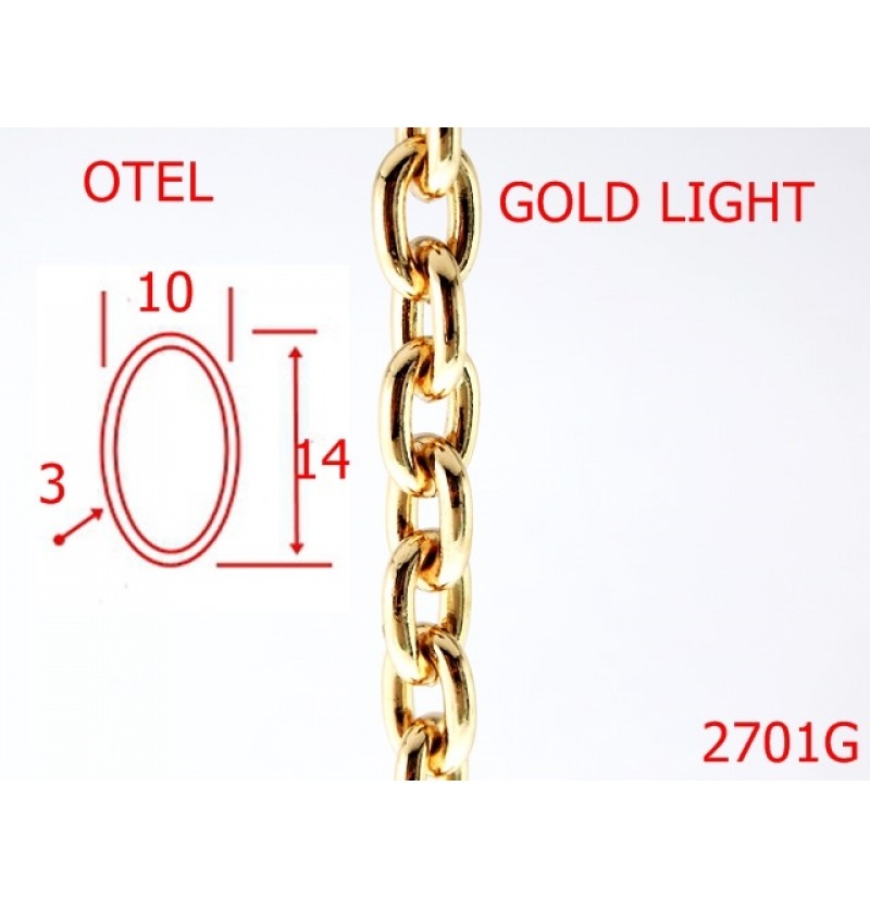 2701G/LANT OTEL-10-mm-3-GOLD LIGHT-7J8/7I7--