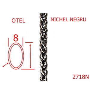 2718N/LANT OTEL-8-mm---NICHEL NEGRU-7H7--