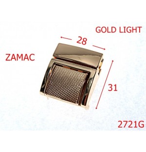 2721G/INCHIZATOARE BORSETA-28x31-mm---gold light---13B12--13C11