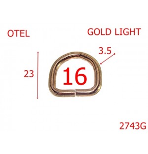 2743G/INEL D-16-mm-3.5-gold light---3E2--