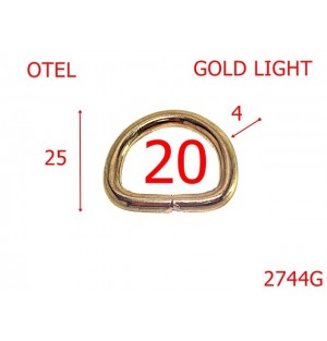 2744G/INEL D-20-mm-4-GOLD LIGHT-3E1--