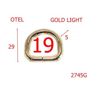 2745G/INEL D-19-mm-5-GOLD LIGHT-3D2--