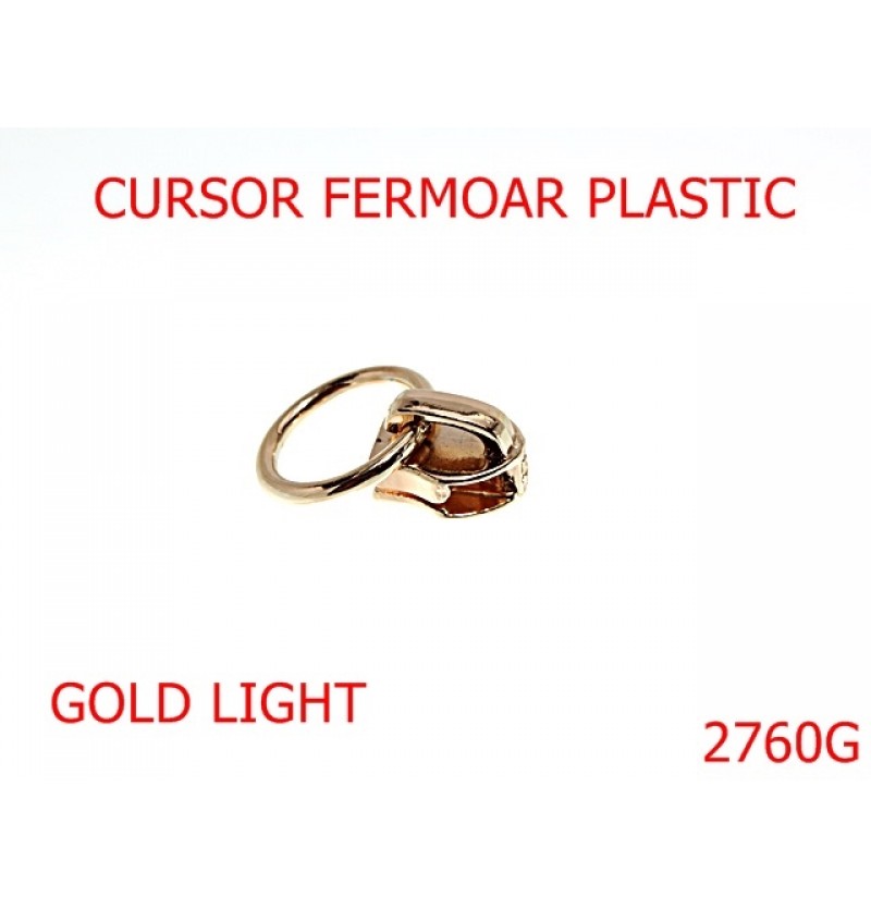 2760G/CHEITA FERMOAR PLASTIC-5-mm---GOLD LIGHT-2C5--